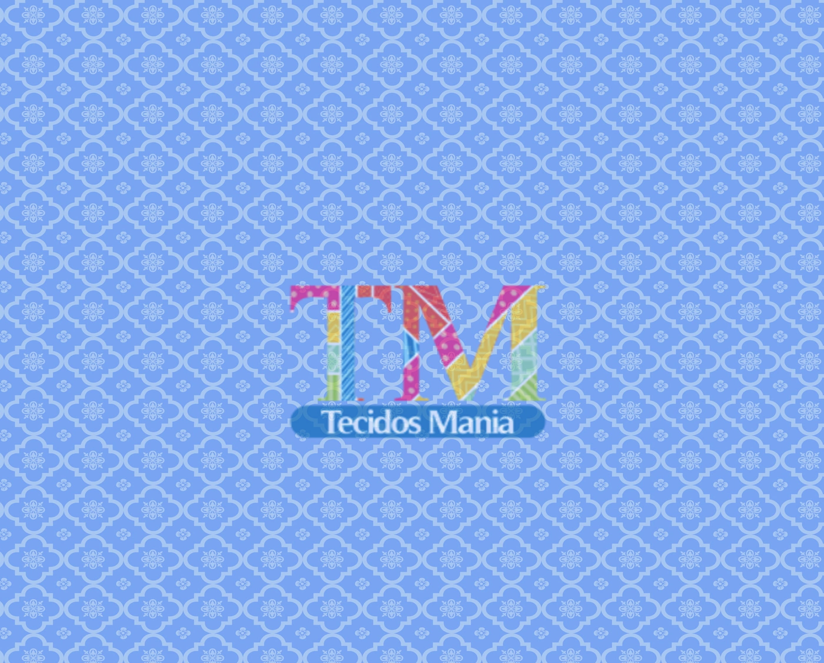 Tecido Oxford Estampa Digital - Vitral - Flores