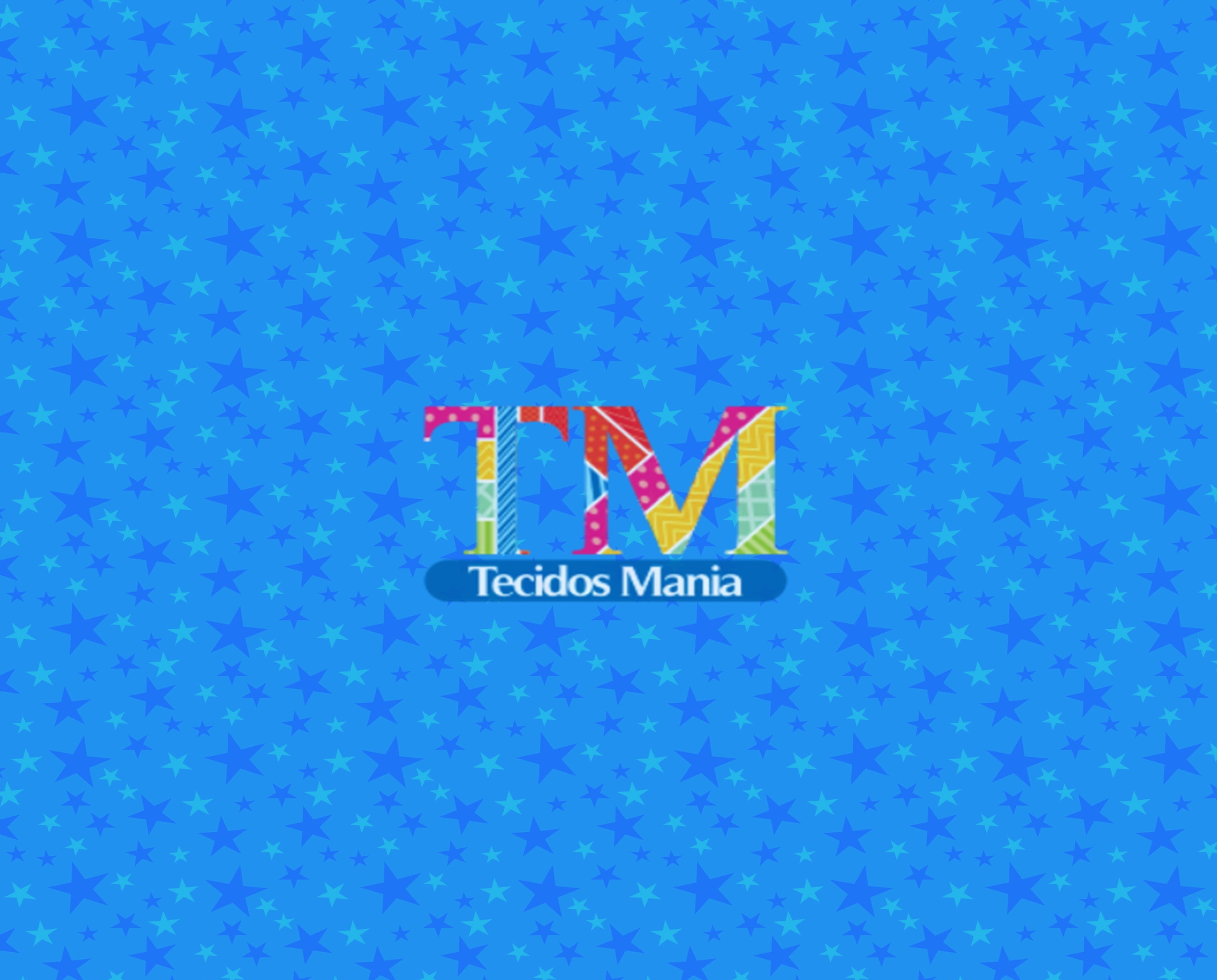 Tecido Oxford Estampa Digital - Estrelas Azuis