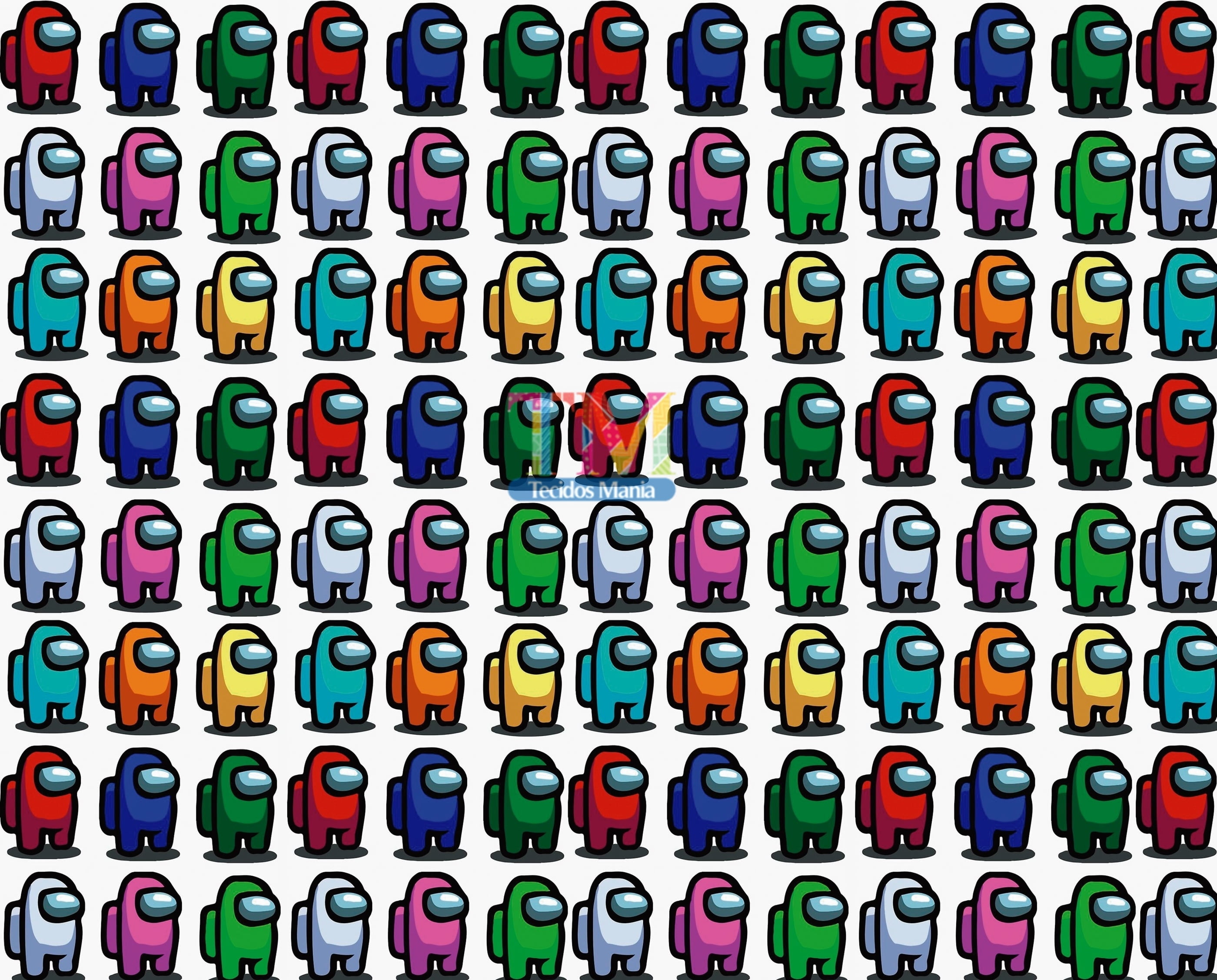 Tecido Oxford Estampa Digital - Among Us