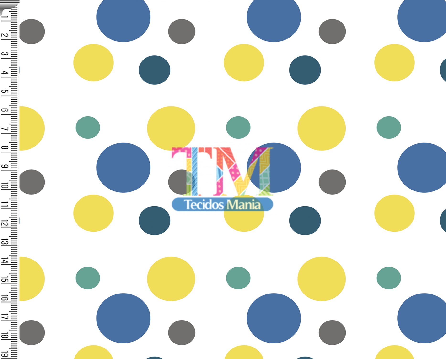 Tecido Oxford Estampa Digital - Bolas Coloridas - Minions