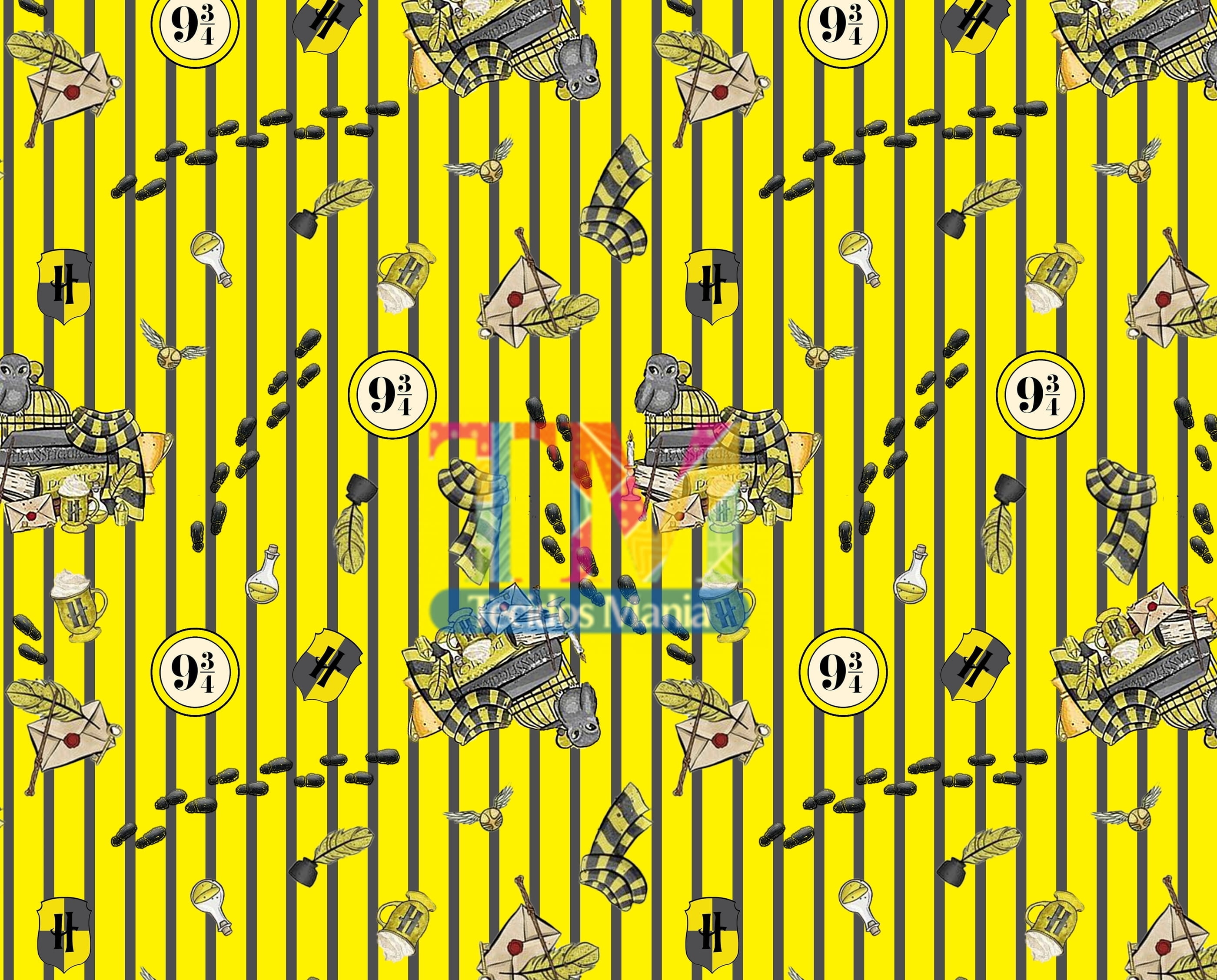 Tecido Oxford Estampa Digital - Harry Potter - Lufa lufa Listrado