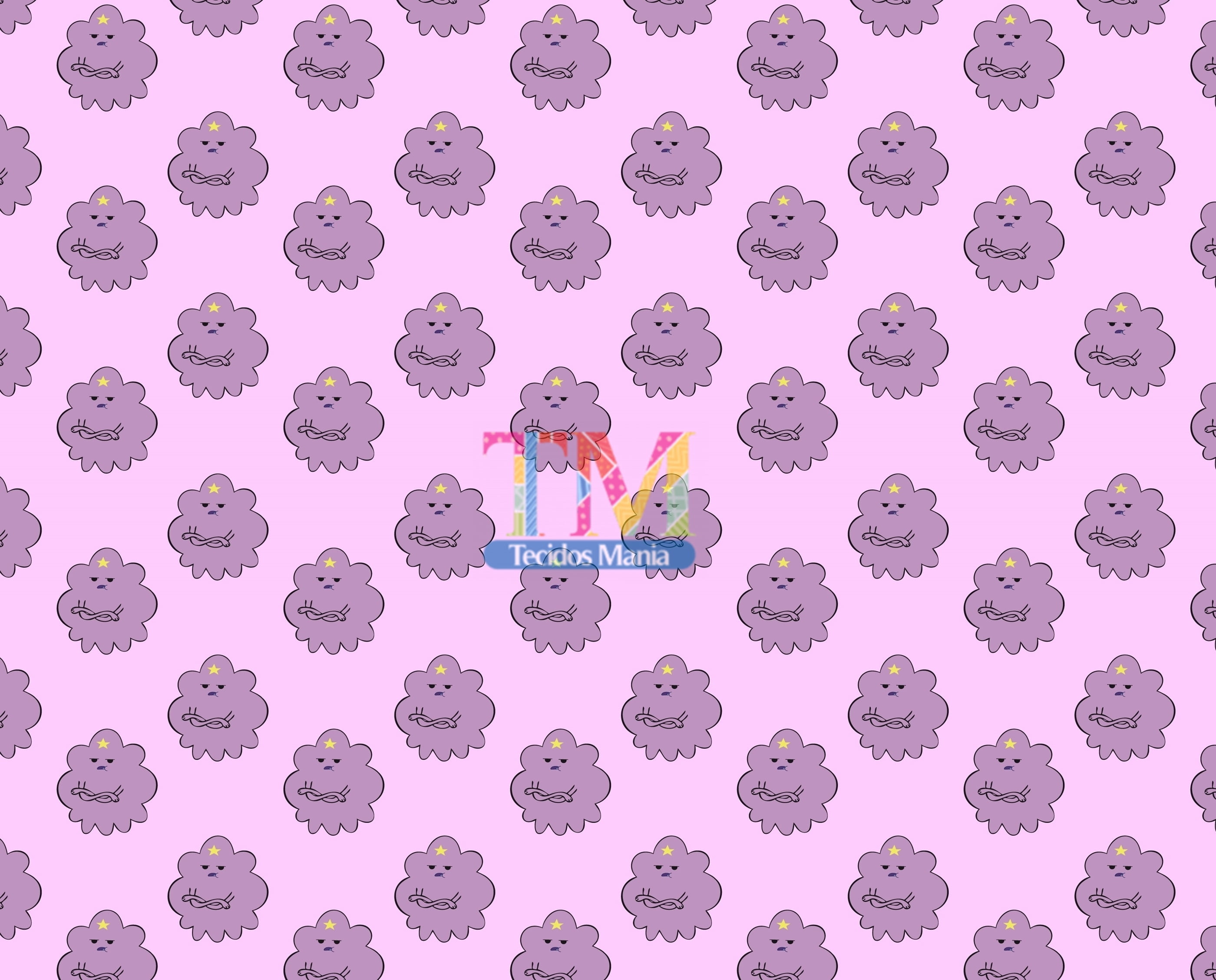 Tecido Oxford Estampa Digital - Hora De Aventura - Princesa Caroço