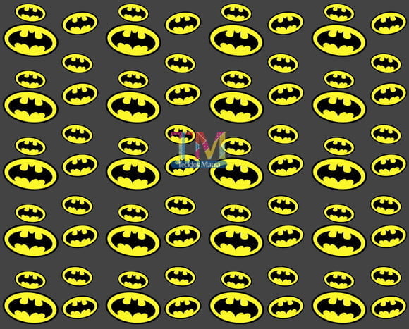 Tecido Oxford Estampa Digital - Logo Batman 