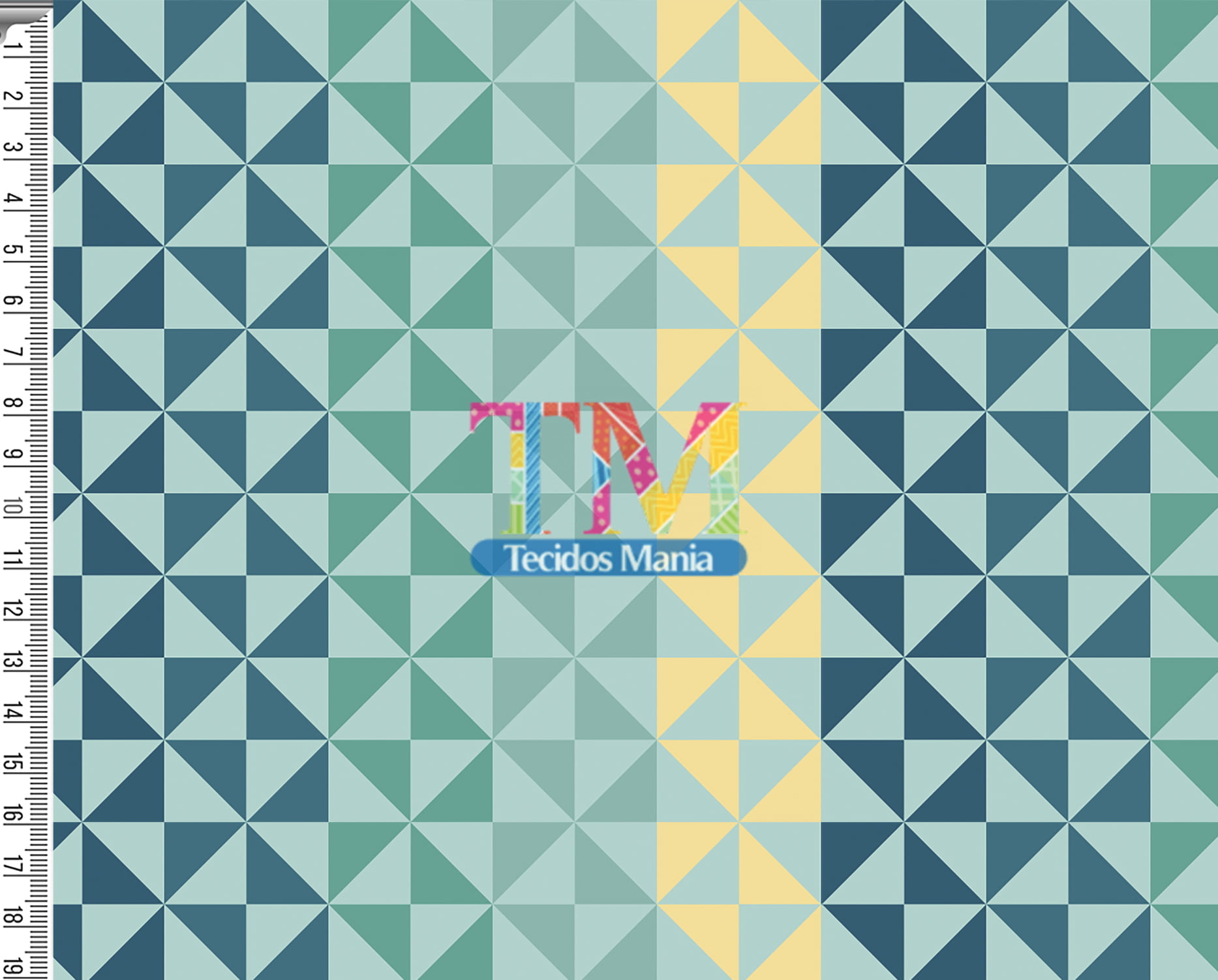 Tecido Oxford Estampa Digital - Geométrico - Minions