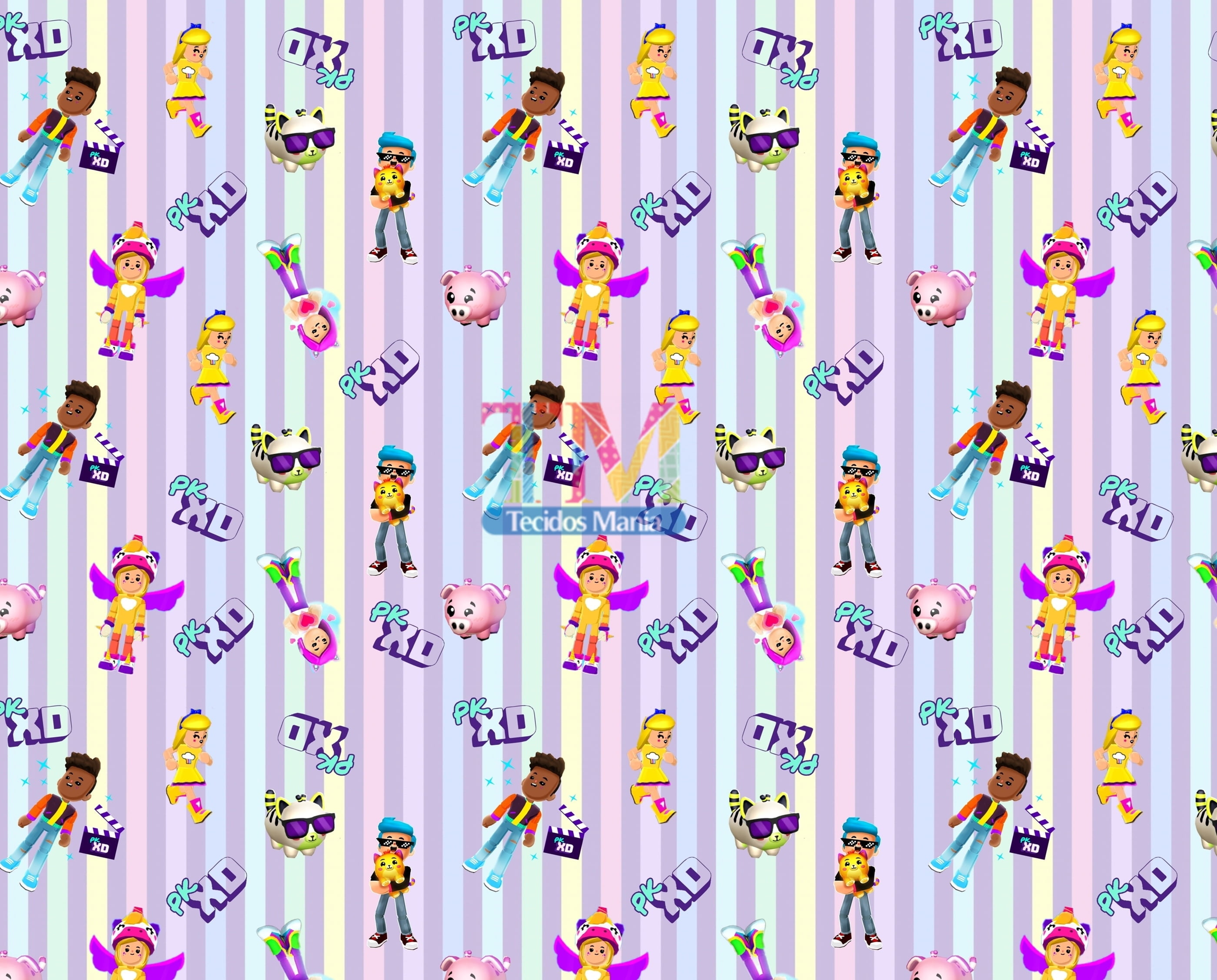 Tecido Oxford Estampa Digital - PKXD