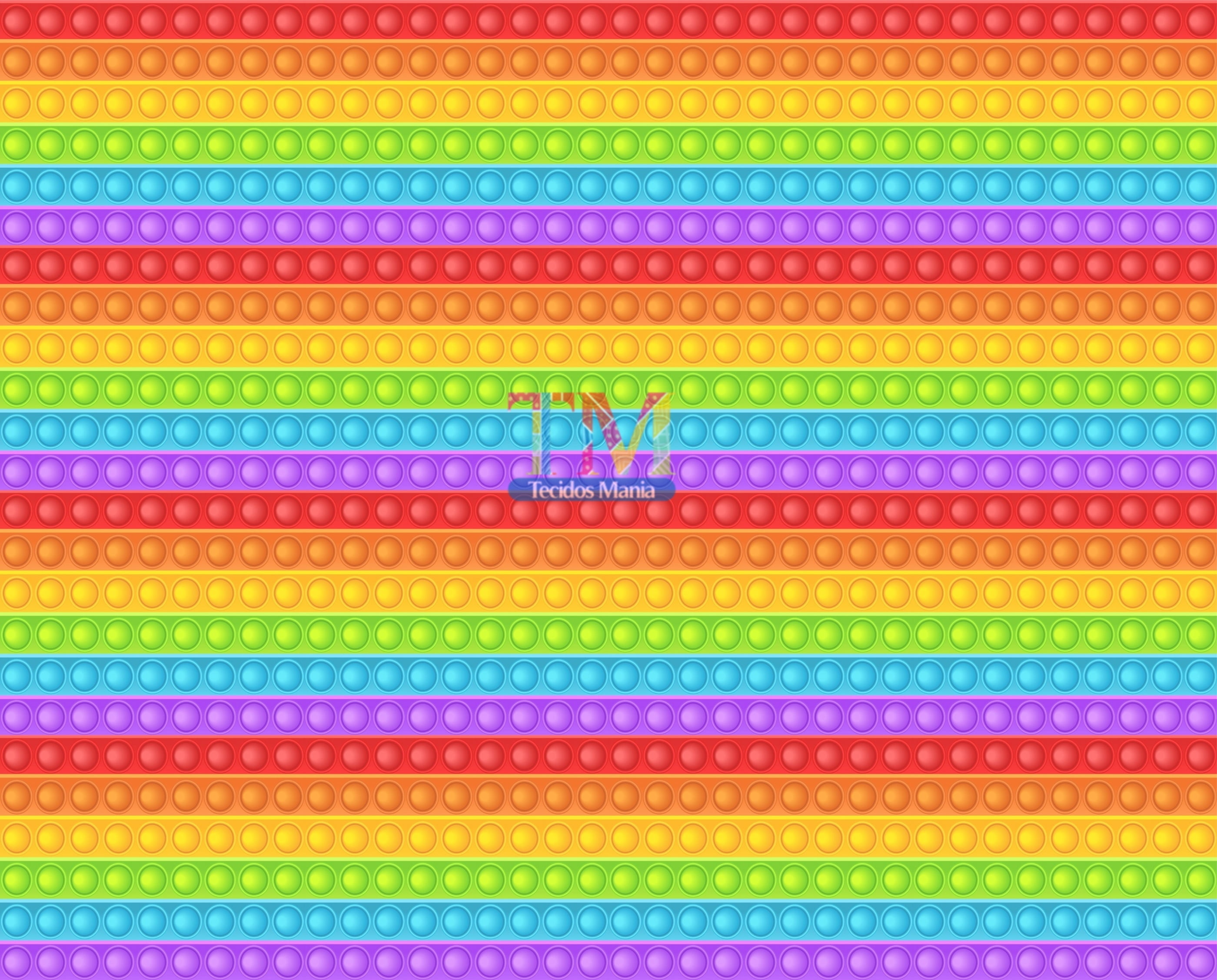 Tecido Oxford Estampa Digital - Pop It