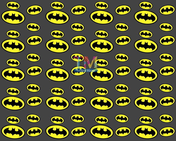 Tecido tricoline, microfibra ou gabardine estampado - Logo Batman 