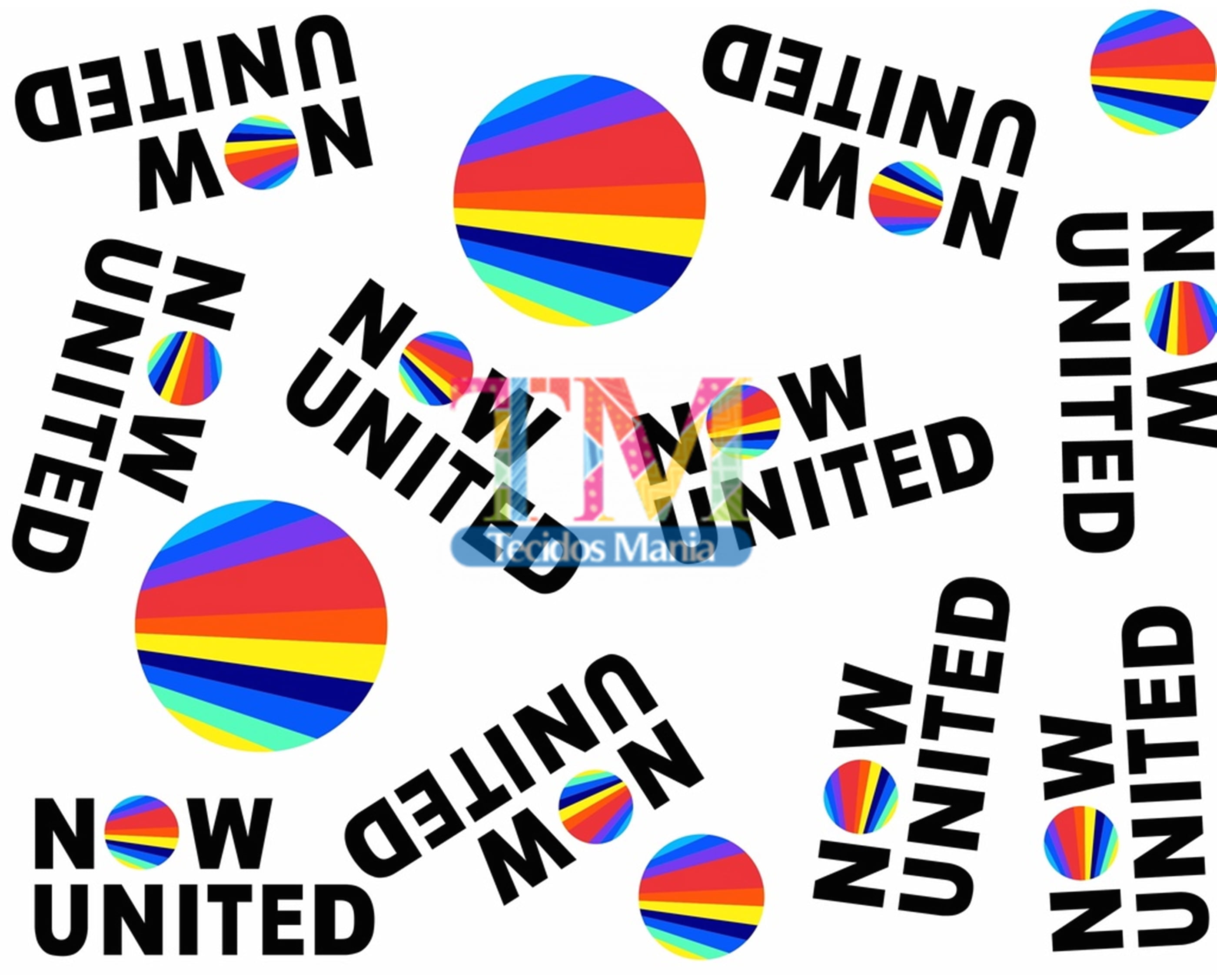 Sintético doll estampado - Now United - Fundo Branco