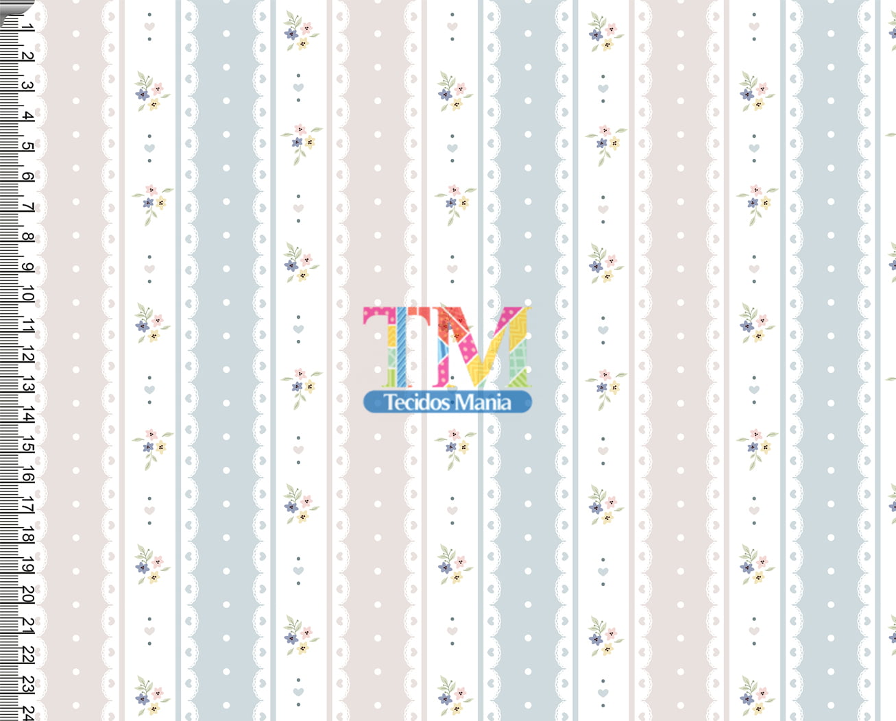 Sintético doll estampado - Renda de Primavera