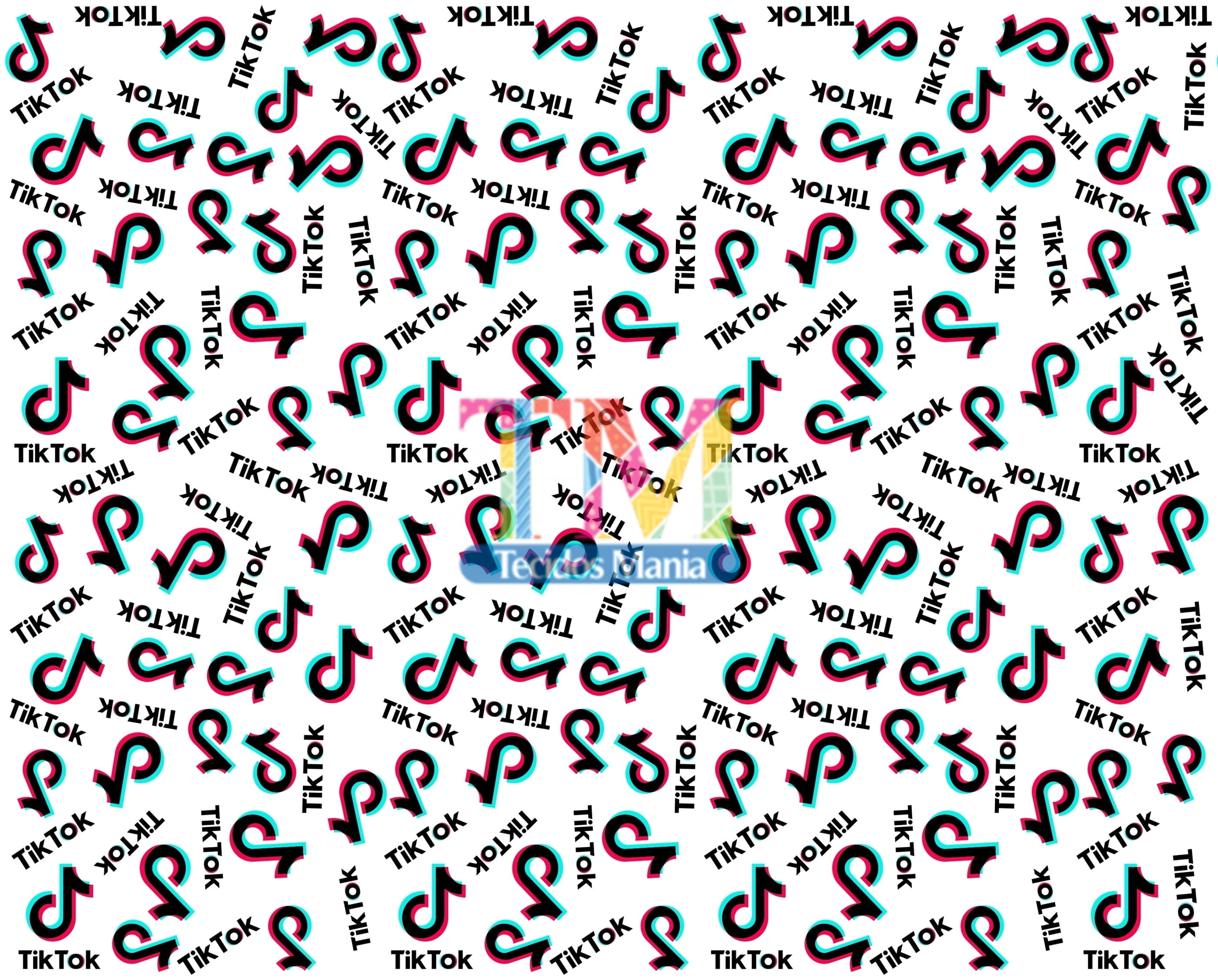 Sintético doll estampado - Tik Tok - Fundo Branco