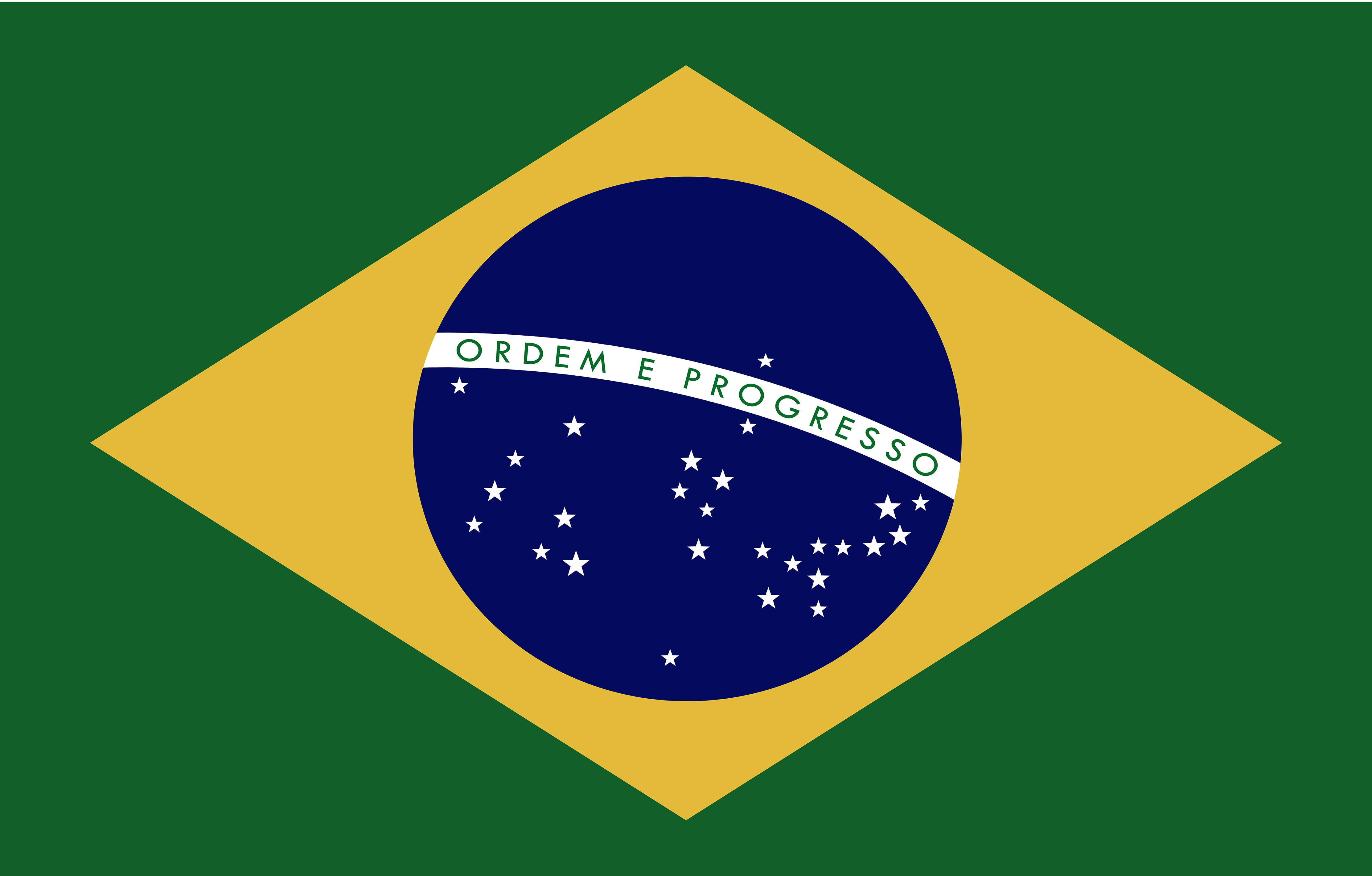 Tecido tricoline, microfibra ou gabardine estampado - Bandeira do Brasil - única 