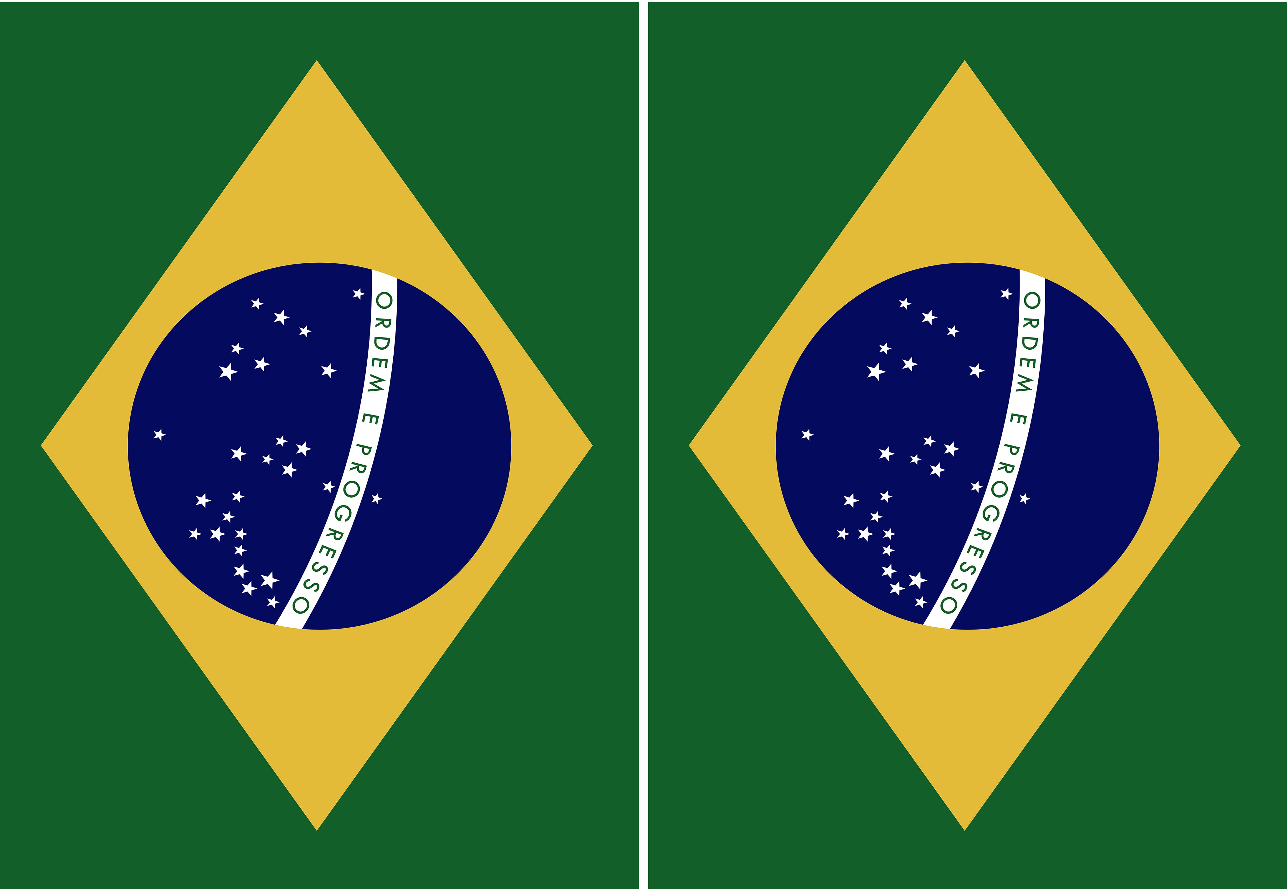 Tecido tricoline, microfibra ou gabardine estampado - Duas Bandeiras do Brasil  