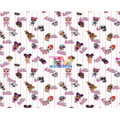 Tecido Oxford Estampa Digital - Bonecas Lol - Pets