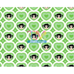 Tecido Oxford Estampa Digital - Meninas Super Poderosas - Docinho