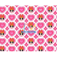 Tecido Oxford Estampa Digital - Meninas Super Poderosas - Florzinha