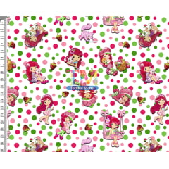 Tecido Oxford Estampa Digital - Moranguinho - Teen - Bolinhas Coloridas