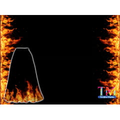 Tecido Oxford Estampa Digital - Barrado - Fogos Labaredas Tecido Oxford Estampa Digital - Barrado - Fogos Labaredas