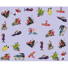 Tecido Oxford Estampa Digital - Corrida Maluca