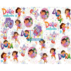 Tecido Oxford Estampa Digital - Dora Aventureira