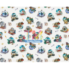 Tecido Oxford Estampa Digital - Harry Potter - Globo De Neve Tecido Oxford Estampa Digital - Harry Potter - Globo De Neve