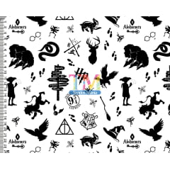 Tecido Oxford Estampa Digital - Harry Potter - Símbolos Tecido Oxford Estampa Digital - Harry Potter - Símbolos