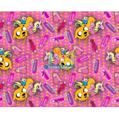 Tecido Oxford Estampa Digital - Hora De Aventura - Princesa Jujuba