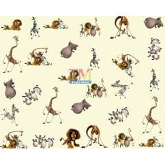 Tecido Oxford Estampa Digital - Madagascar