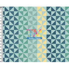 Tecido Oxford Estampa Digital - Geométrico - Minions