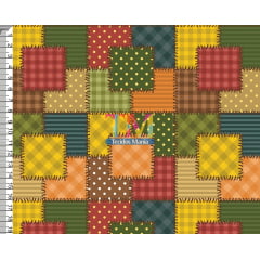 Tecido Oxford Estampa Digital - Patchwork - Retalhos