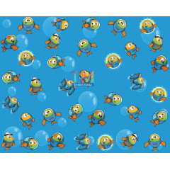 Tecido Oxford Estampa Digital - Peixonauta