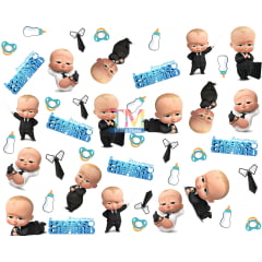 Tecido Oxford Estampa Digital - Poderoso Chefinho - Fundo Branco