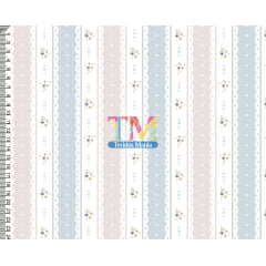 Tecido Oxford Estampa Digital - Renda de Primavera