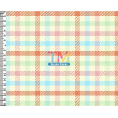 Tecido Oxford Estampa Digital - Xadrez - Tartan - Colorido - Fundo Off