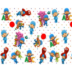 Tecido Tricoline  - Pocoyo 