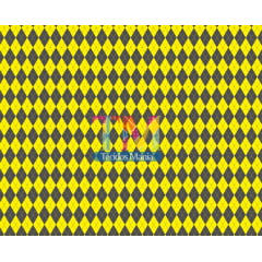 Tecido tricoline, microfibra ou gabardine estampado - Harry Potter - Xadrez - amarelo com cinza