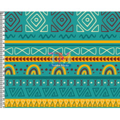 Sintético doll estampado - Étnico - Nativo - Azul turquesa Sintético doll estampado - Étnico - Nativo - Azul turquesa