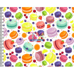 Sintético doll estampado - Macaron - Coloridos