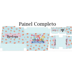 Sintético doll estampado - Painel ecobag - Necessaires - Psicologia