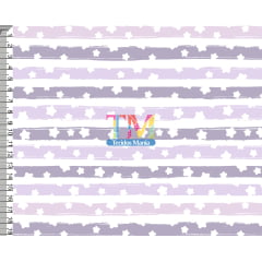 Tecido tricoline, microfibra ou gabardine estampado - Listrado - Star Lilás