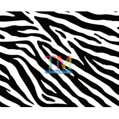 Tecido tricoline, microfibra ou gabardine estampado - Zebra